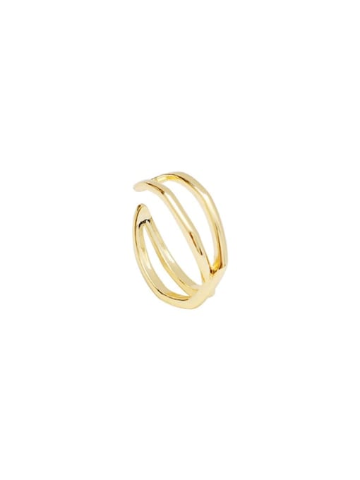 HYACINTH Copper Alloy Geometric Minimalist Fashion Ring 4