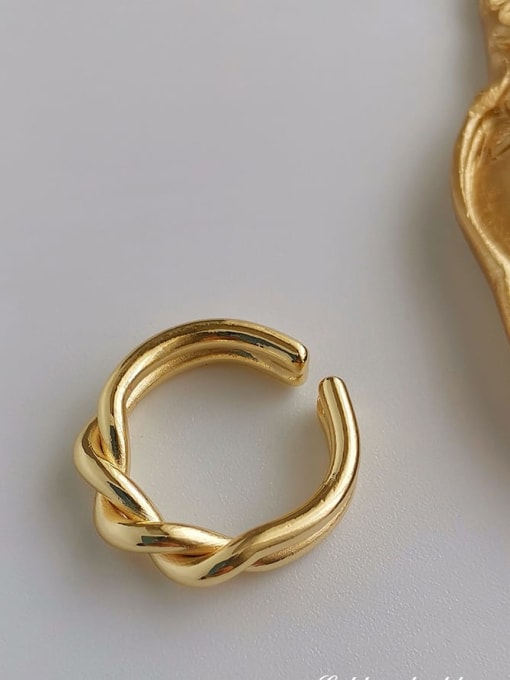 HYACINTH Copper Alloy Geometric Dainty Fashion Ring 0