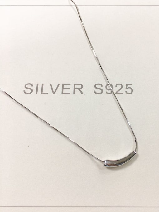 KEVIN 925 Sterling Silver Irregular Dainty Necklace 0