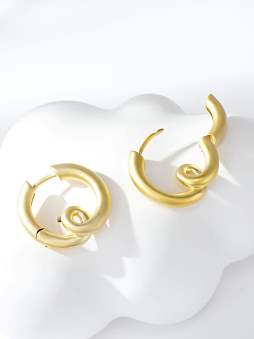 KEVIN Zinc Alloy Gold Plated Irregular Stud Earring