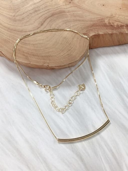 Gold 925 Sterling Silver Dainty Locket Necklace