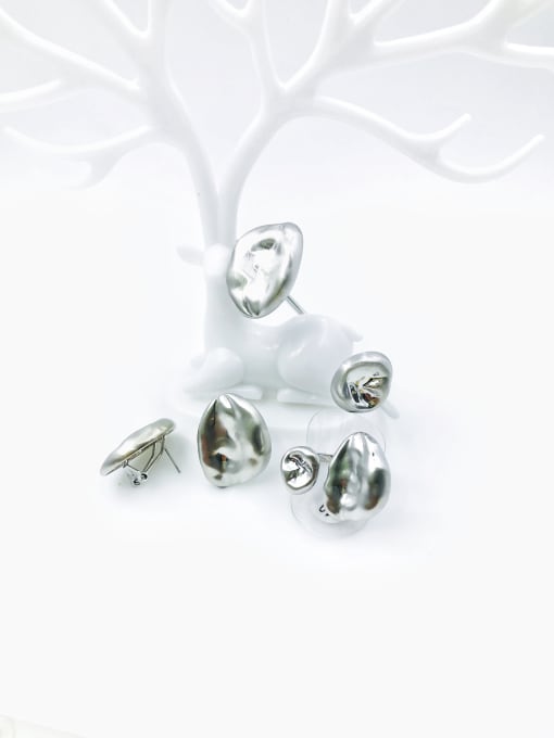 VIENNOIS Zinc Alloy Minimalist Irregular Ring Earring And Bracelet Set 0