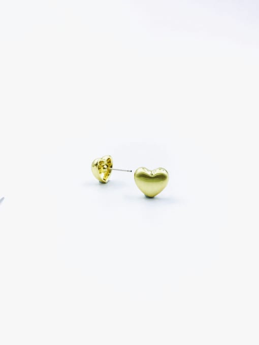 VIENNOIS Zinc Alloy Heart Minimalist Stud Earring 0