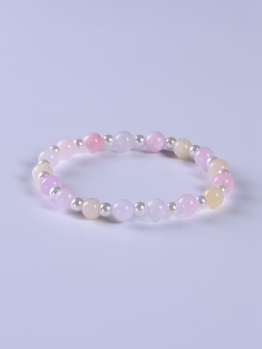 BYG Beads Jade Multi Color Minimalist Handmade Beaded Bracelet 1