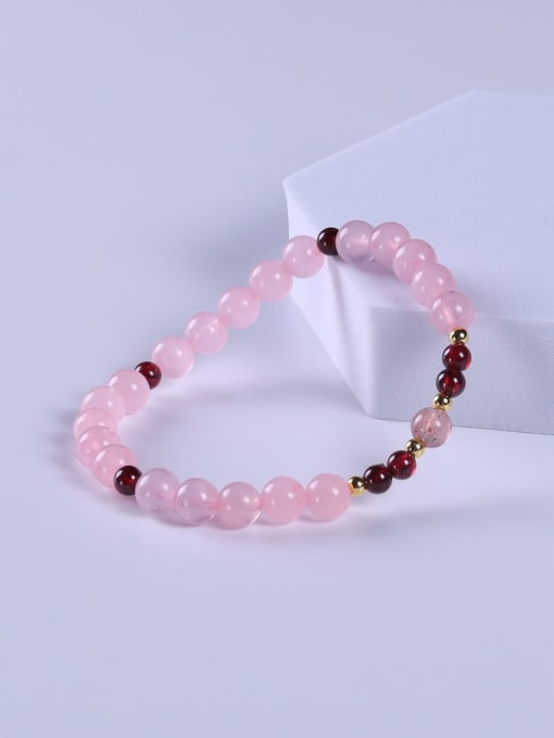 BYG Beads Crystal Multi Color Minimalist Handmade Beaded Bracelet 2