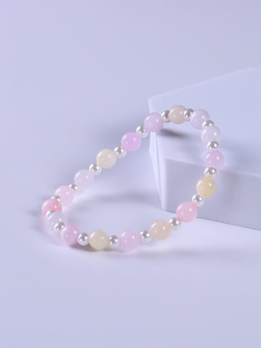 BYG Beads Jade Multi Color Minimalist Handmade Beaded Bracelet 2