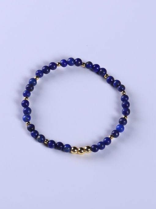 BYG Beads Stainless steel Crystal Multi Color Minimalist Handmade Beaded Bracelet