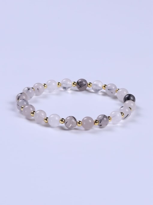 BYG Beads Stainless steel Crystal Multi Color Minimalist Handmade Beaded Bracelet 1