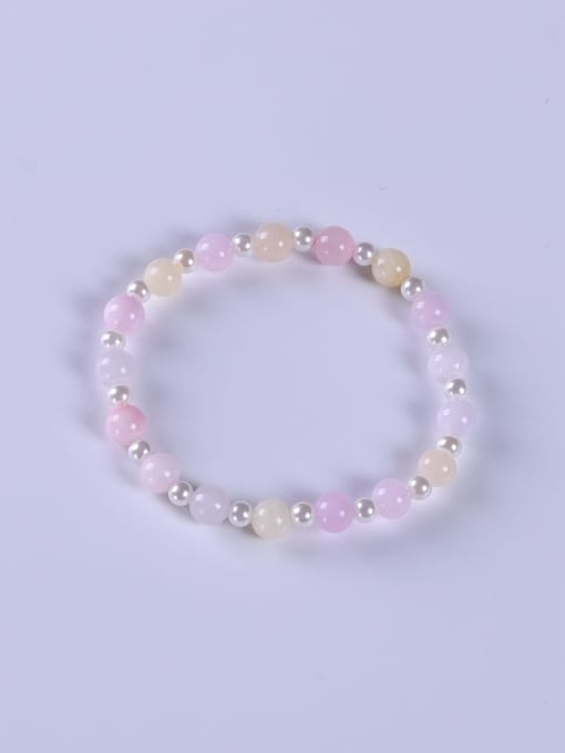 BYG Beads Jade Multi Color Minimalist Handmade Beaded Bracelet 0