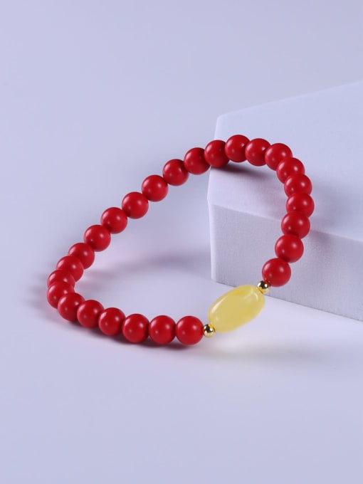 BYG Beads Tourmaline Multi Color Minimalist Handmade Beaded Bracelet 2