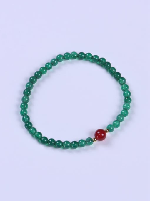 BYG Beads Carnelian Multi Color Minimalist Handmade Beaded Bracelet 0