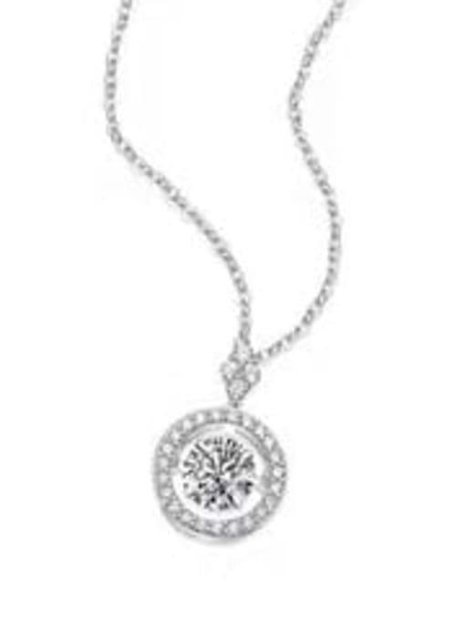 Jane Stone 925 Sterling Silver Moissanite White Minimalist Lariat Necklace 1