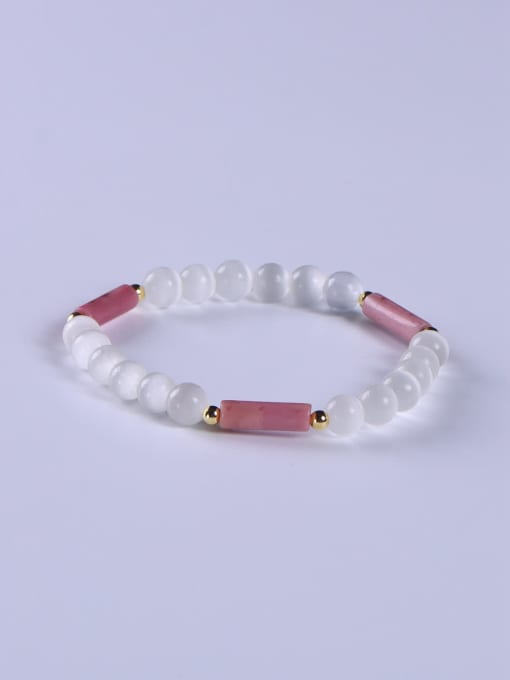 BYG Beads Crystal Multi Color Minimalist Handmade Beaded Bracelet 1