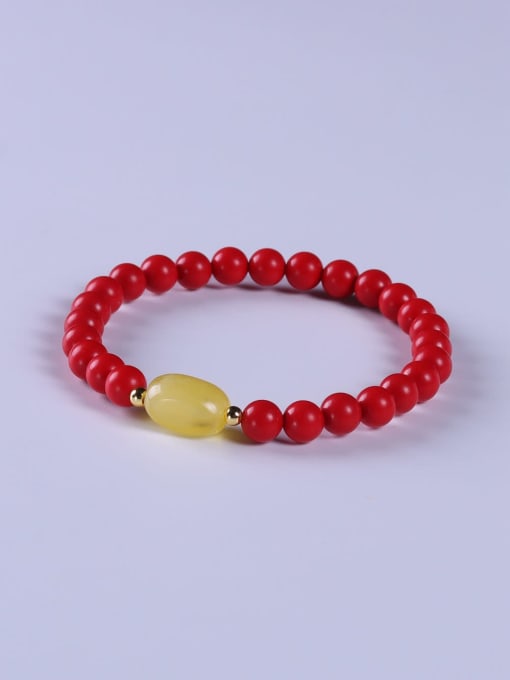 BYG Beads Tourmaline Multi Color Minimalist Handmade Beaded Bracelet 1