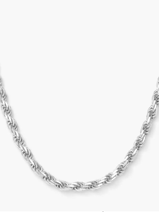 JJ 925 Sterling Silver Dainty Rope Chain