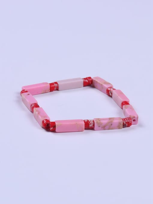 BYG Beads Porcelain Multi Color Minimalist Handmade Beaded Bracelet 1