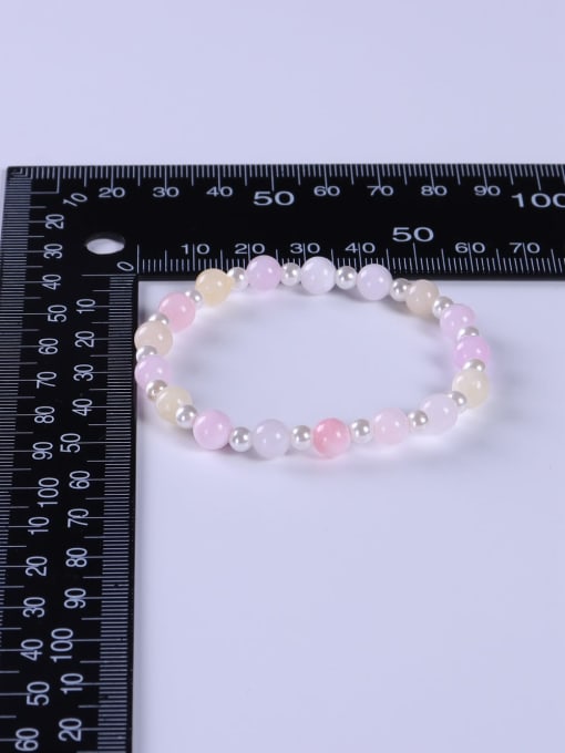 BYG Beads Jade Multi Color Minimalist Handmade Beaded Bracelet 3