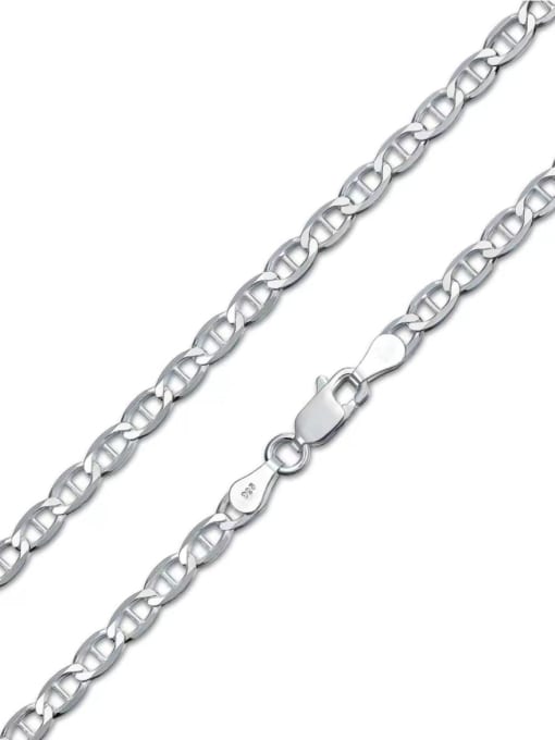 White55CM 925 Sterling Silver Minimalist Chain