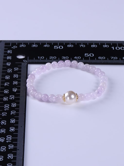 BYG Beads Stainless steel Crystal Multi Color Minimalist Handmade Beaded Bracelet 3