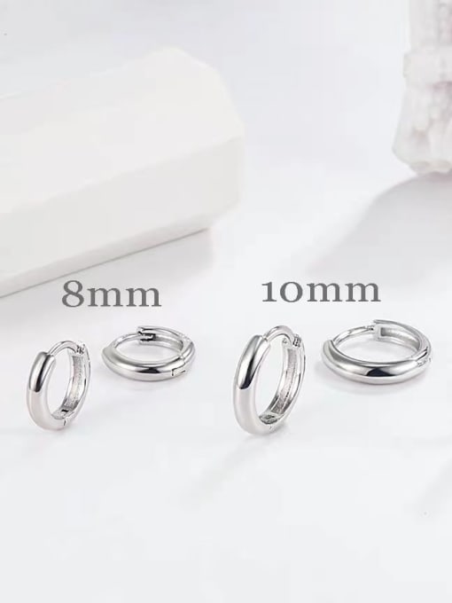 YUEFAN 925 Sterling Silver Minimalist Clip Earring 0