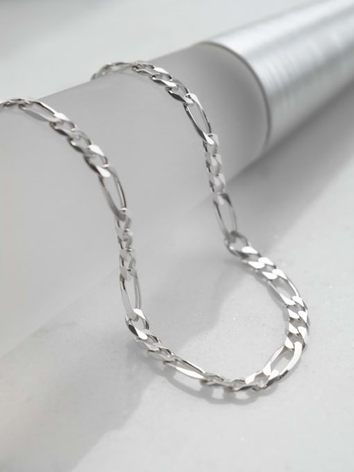 White52CM6.5MM27g 925 Sterling Silver Minimalist Chain