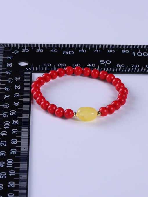 BYG Beads Tourmaline Multi Color Minimalist Handmade Beaded Bracelet 3