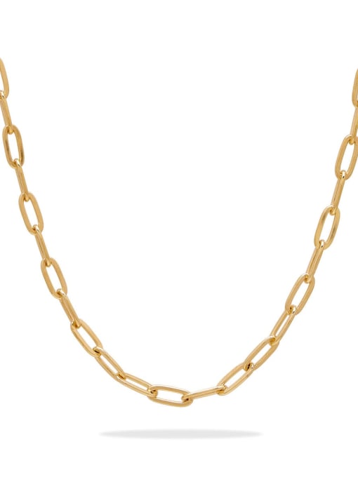 Yellow45CM12g 925 Sterling Silver Minimalist Cable Chain