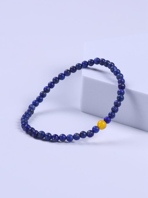 BYG Beads Natural Stone Multi Color Minimalist Handmade Beaded Bracelet 2