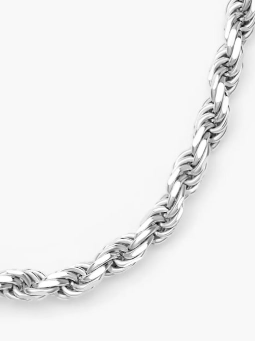 JJ 925 Sterling Silver Dainty Rope Chain 3