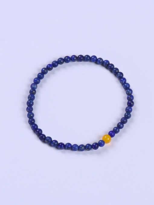 BYG Beads Natural Stone Multi Color Minimalist Handmade Beaded Bracelet