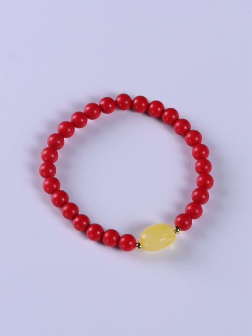 BYG Beads Tourmaline Multi Color Minimalist Handmade Beaded Bracelet 0
