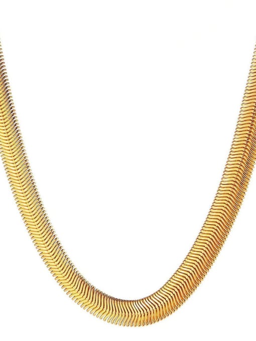 Yellow40CM*6MM20g 925 Sterling Silver Minimalist Snake Chain