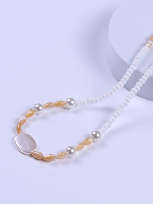 BYG Beads Stainless steel Ceramic Minimalist Bead Chain 2