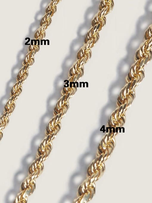 JJ 925 Sterling Silver Minimalist Rope Chain 4
