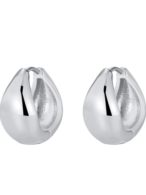 White 925 Sterling Silver Minimalist Drop Earring