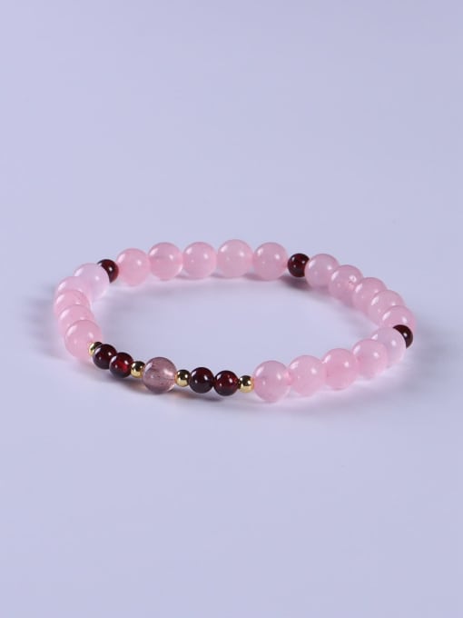 BYG Beads Crystal Multi Color Minimalist Handmade Beaded Bracelet 1