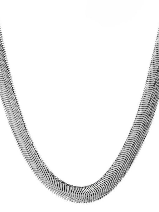 White40CM+5CM6MM20g 925 Sterling Silver Minimalist Snake Chain