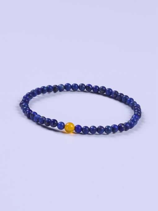 BYG Beads Natural Stone Multi Color Minimalist Handmade Beaded Bracelet 1