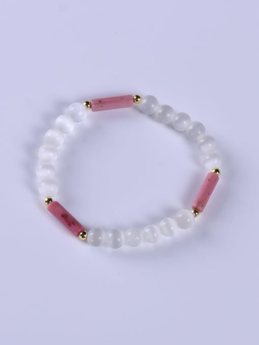 BYG Beads Crystal Multi Color Minimalist Handmade Beaded Bracelet 0
