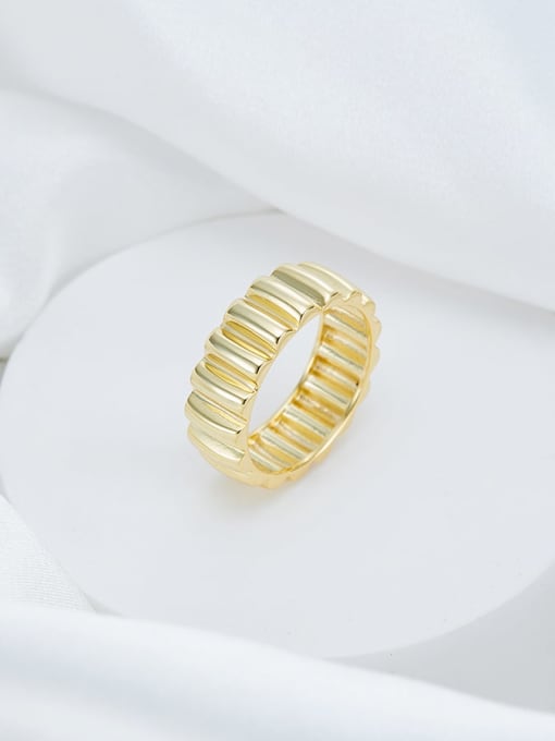 QIBAO 925 Sterling Silver Smooth Round Classic Band Ring
