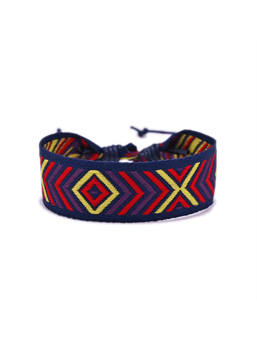 Ropee Cotton Rope Irregular Ethnic Handmade Weave Bracelet 0