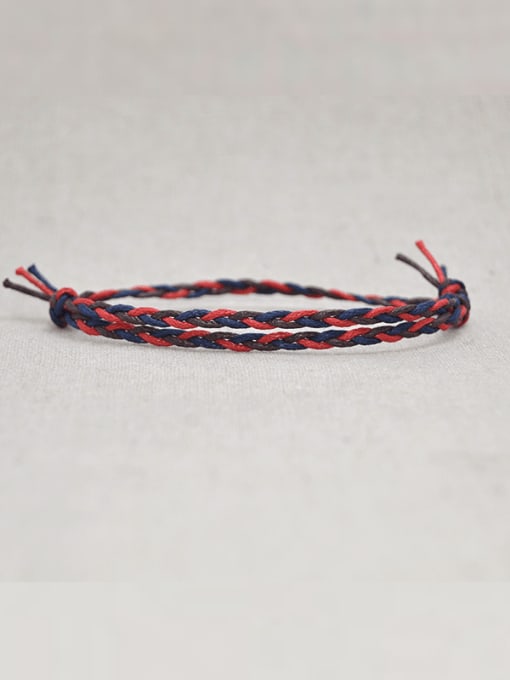 Ropee Cotton Rope Irregular Trend Handmade Weave Bracelet 3