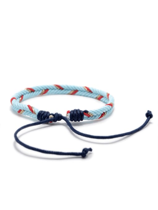 Ropee Cotton Rope Irregular Trend Handmade Weave Bracelet 1