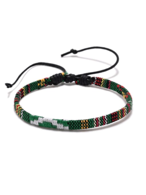 10 Cotton Rope Irregular Ethnic Handmade Weave Bracelet