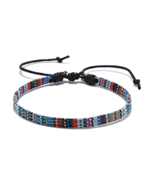 5 Cotton Rope Irregular Ethnic Handmade Weave Bracelet