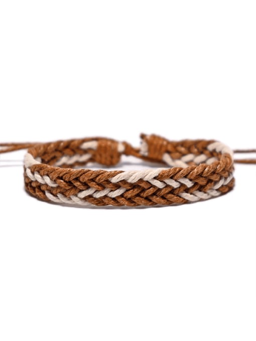 7 Cotton Rope Irregular Trend Handmade Weave Bracelet