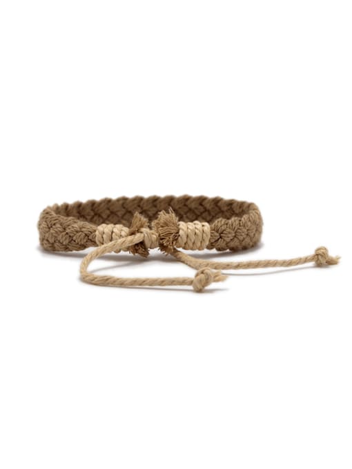 Ropee Cotton Rope Irregular Classic Handmade Weave Bracelet 1