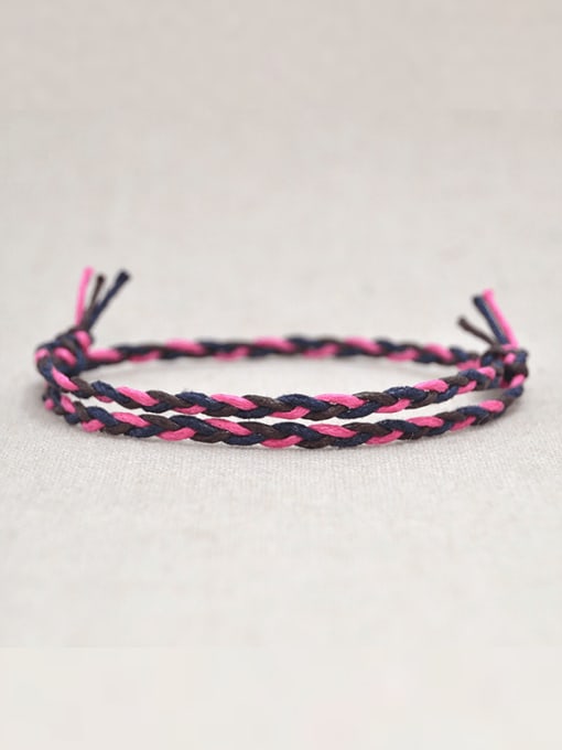 6 Cotton Rope Irregular Trend Handmade Weave Bracelet