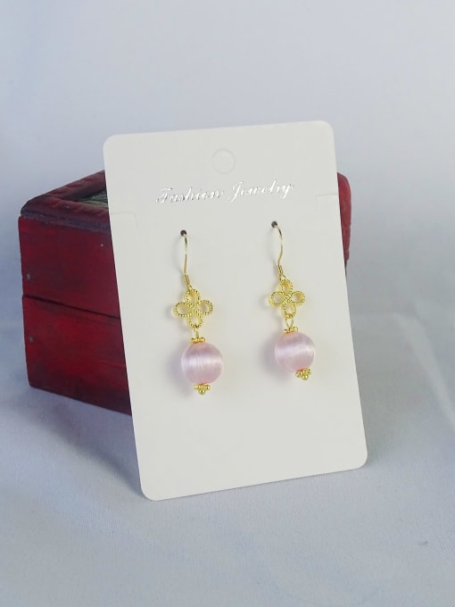 Pink Simple Hand Made Chanhua Earring