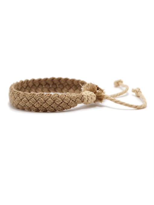 Ropee Cotton Rope Irregular Classic Handmade Weave Bracelet 2